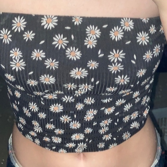Tube Top with flowers - Picture 2 of 2